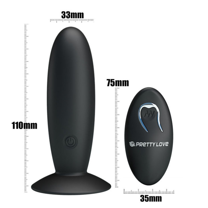 Pretty Love - Plug Anal Rechargeable Avec Vibration et Contrôle
