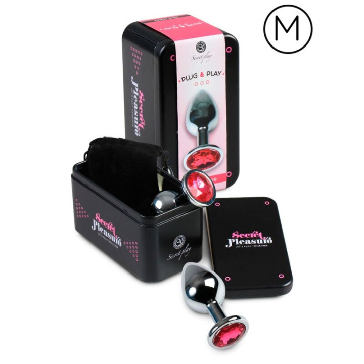 Secretplay - Plug Anale Fucsia 8 cm