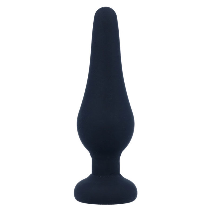Intense - Anal Plug Pipo s Silicone Negro 9.8 cm