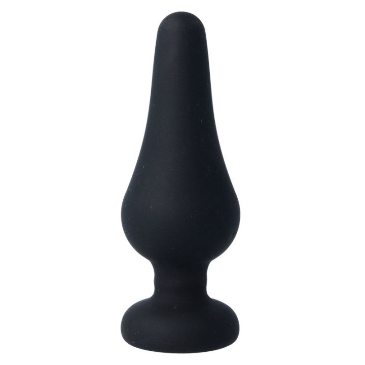 Intense - Anal Plug Pipo l Black Silicone 13 cm