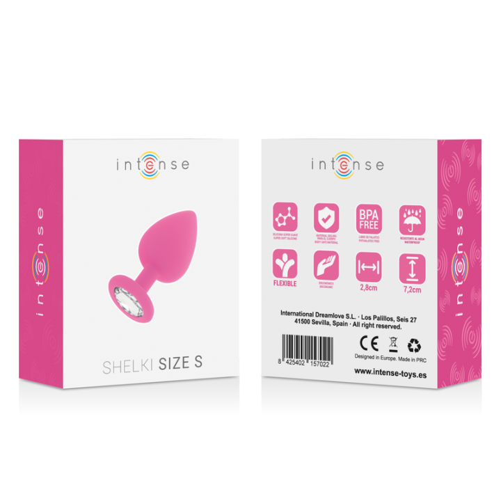 Intense - Shelki s Plug Anal Fúcsia