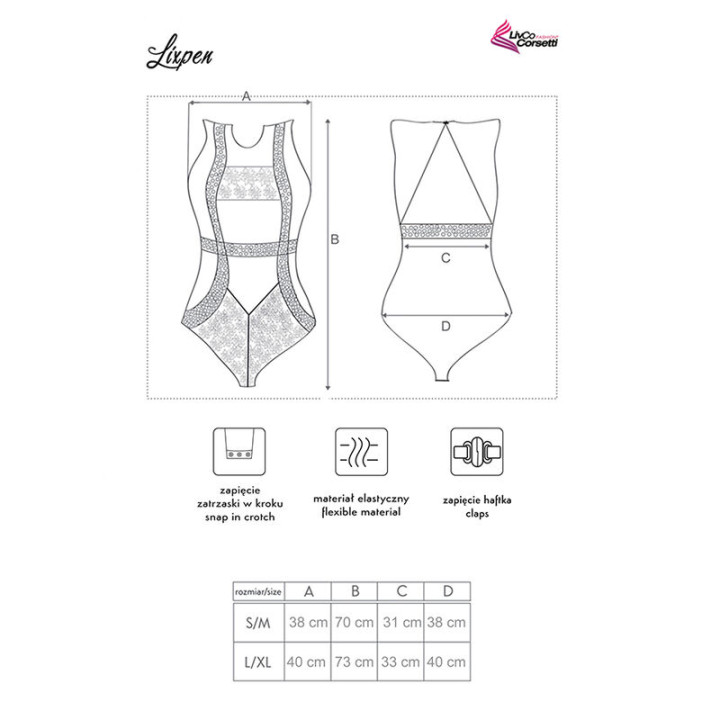 Livco Corsetti Fashion - Lixpen lc 90612 Corpo Nero