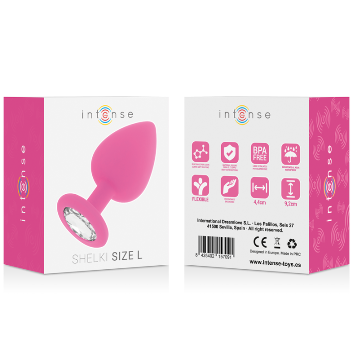 Intense - Shelki l Plug Anal Fúcsia