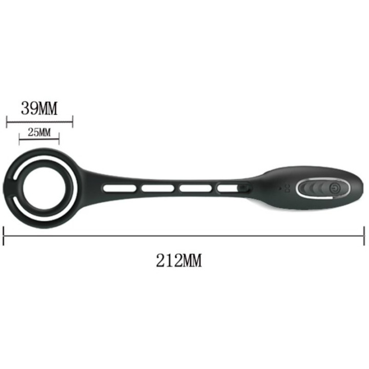 Pretty Love - Anéis Para Pênis Com Plug Vibrador