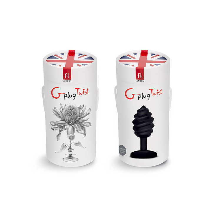 G-Vibe - Gplug Twist Com Vibrao Preto