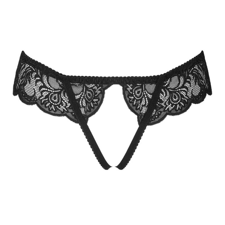 Livco Corsetti Fashion - Love Story lc 90679 Calcinha Sem Crotchless Preta