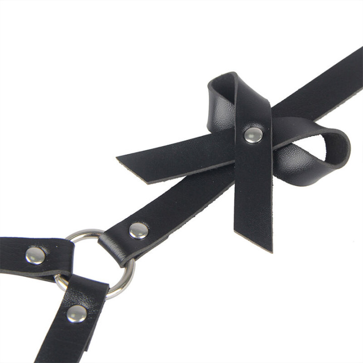 Subblime - Leder Taille Und Bein Harness Schwarz Eine Grösse