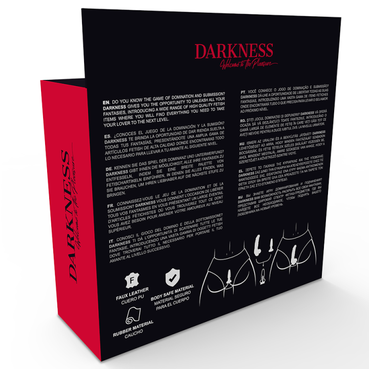 Darkness - Majtki z Wtyczka i Wymiennym Dildo