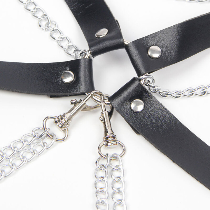 Subblime - Arnés Sujetador Detalle Cadenas Talla Única