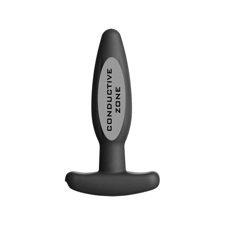 Electrastim - Silicone Noir Rocker Anal Plug Petit