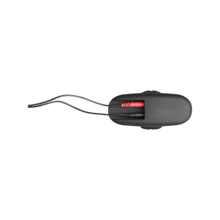 Electrastim - Plug Anal de Silicone Preto Rocker Médio