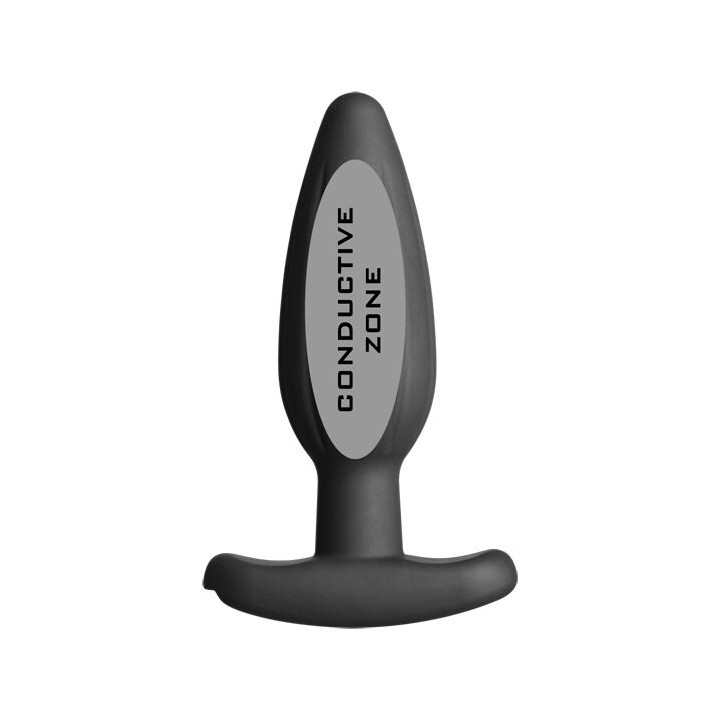 Electrastim - Silicone Noir Rocker Buttt Plug Moyen