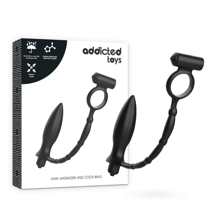 Addicted Toys - Plug Anale Con Anello Vibrante