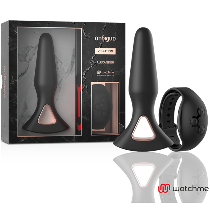Anbiguo - Watchme Vibrateur Télécommande Plug Anal Alexandru
