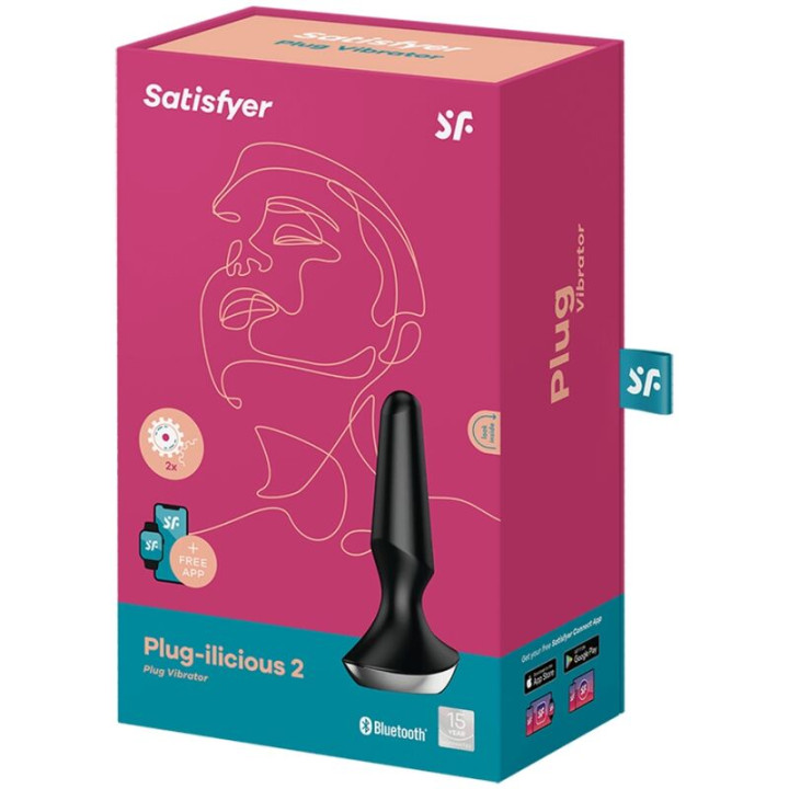 Satisfyer - Plug Ilicious 2 Plug Vibratore Nero