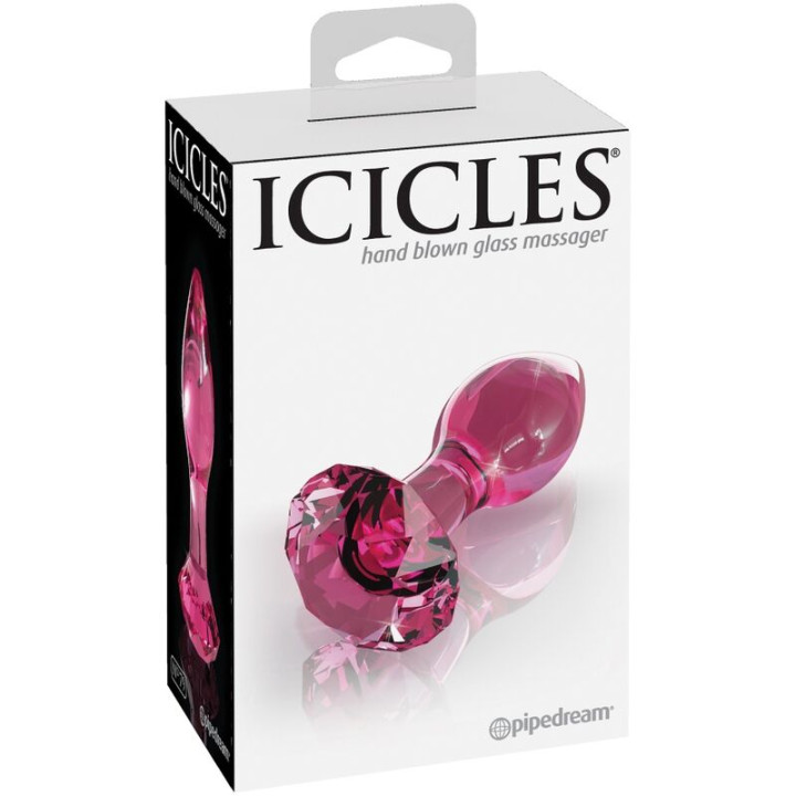 Icicles - n. 79 Szklany Korek Analny