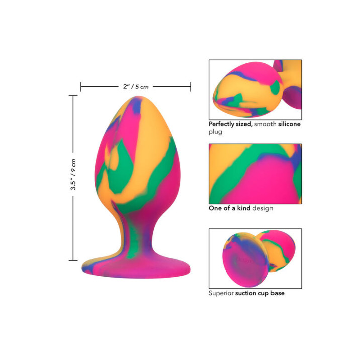 Calexotics - Cheeky Grand Plug Anal Tie-Dye