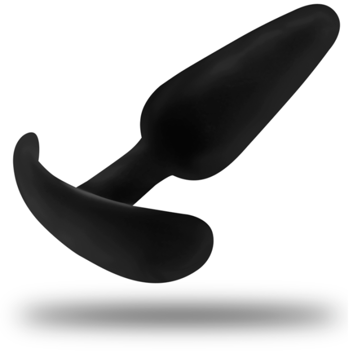 Black&Silver - Kael Plug Anal Silicona Con Asa Mediano
