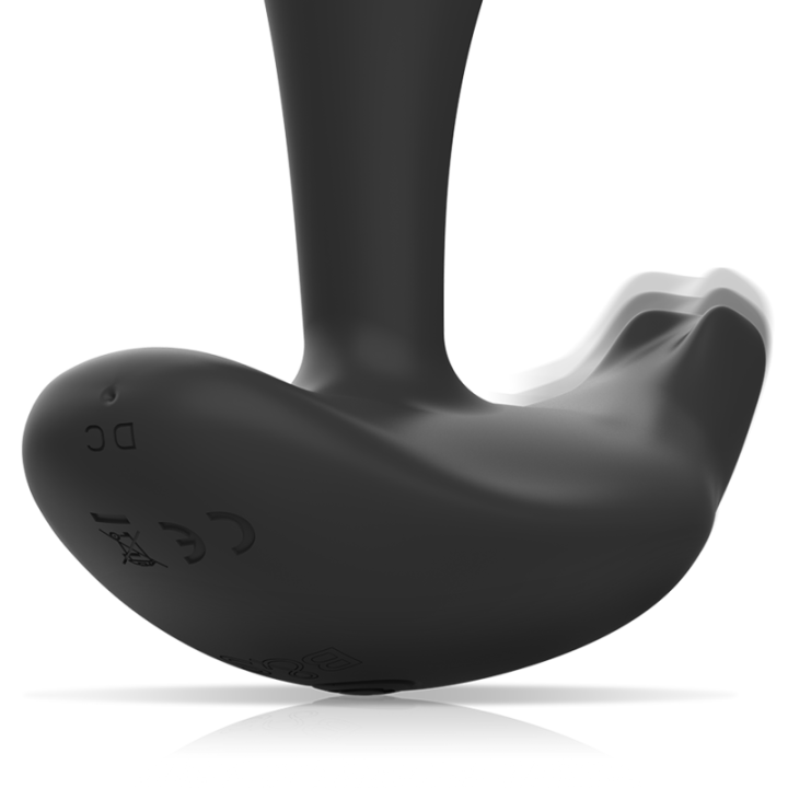 Black&Silver - Controle Remoto de Silicone Dwayne Anal Plug