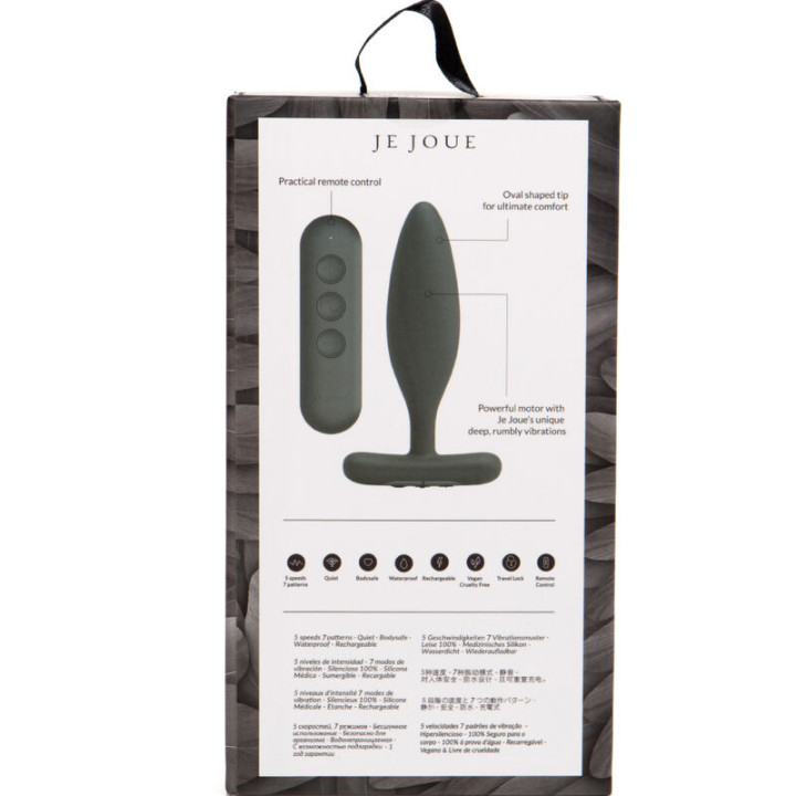 Je Joue - Vibrateur Vesta Plug Anal Noir