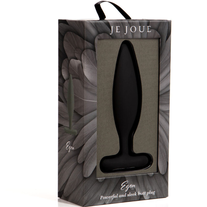 Je Joue - Wibrator Analny Egon Plug Czarny