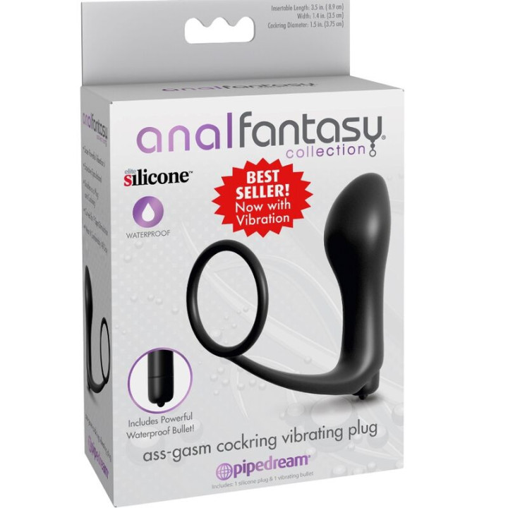 Anal Fantasy Elite Collection - Plug Vibratore Cockring Ass-Gasm