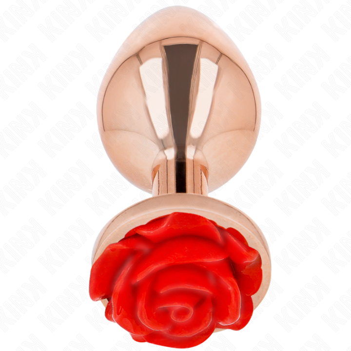 Kink - Plug Anal or Rose Avec Rose Rouge l