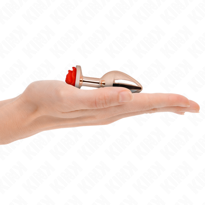 Kink - Plug Anal or Rose Avec Rose Rouge s