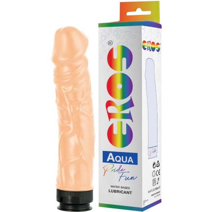 Pride - Eros Aqua Lgbt Pride Dildo et Lubrifiant à Base d''Eau