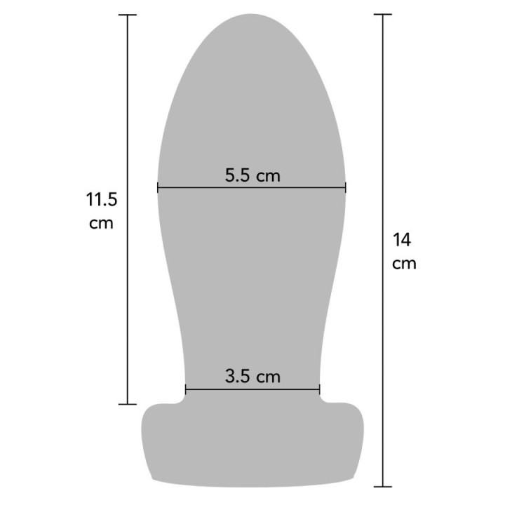 Hidden Desire - Extreme Heavy Anal Stretcher Plug m