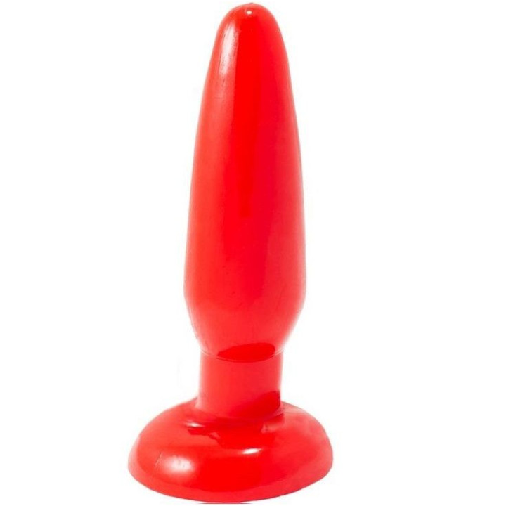 Baile - Plug Anal Pequeno Vermelho 15 cm