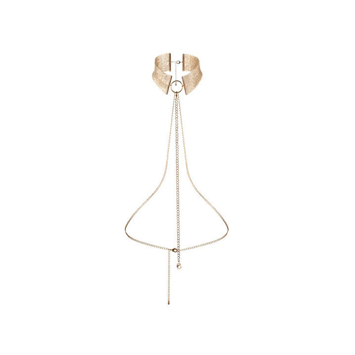 Bijoux - Désir Métallique Collier Métallisé Doré