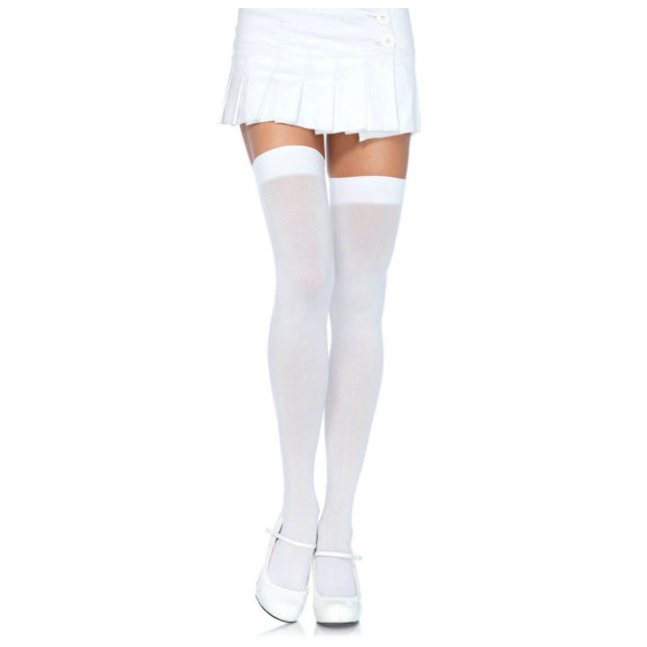 Leg Avenue - Calzini in Nylon Bianco