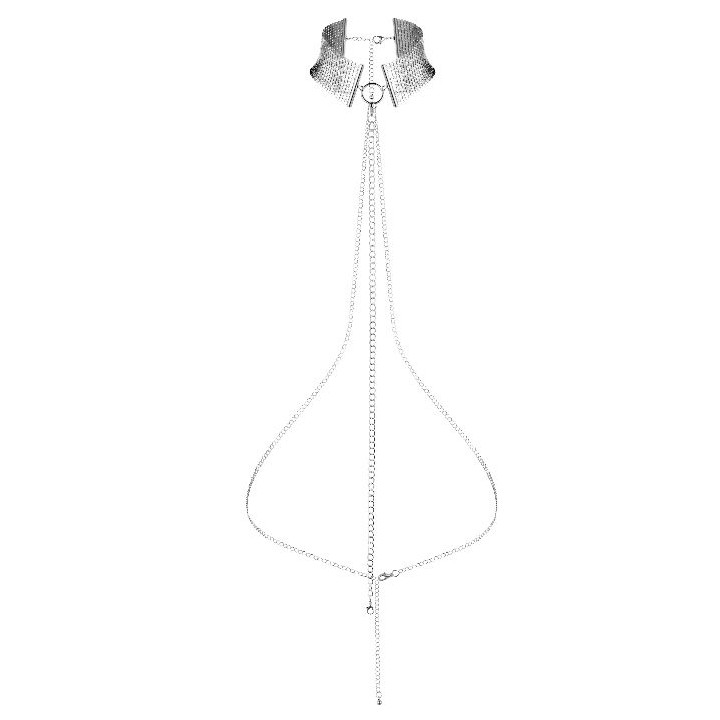Bijoux - Désir Métallique Silver Metallic Necklace
