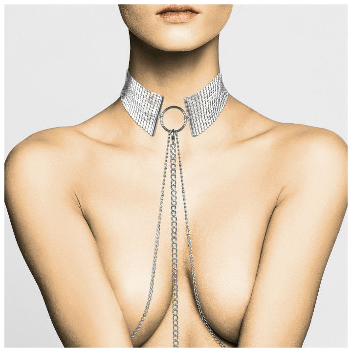 Bijoux - Désir Métallique Silver Metallic Necklace