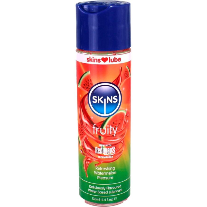 Skins - Lubrificante Fruttato a Base d'Acqua Anguria 130 ml