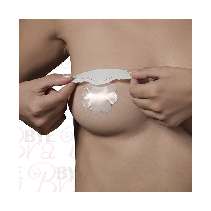 Bye-Bra - Brustverbesserung + Seiden Nippel Abdeckung Cup f/h