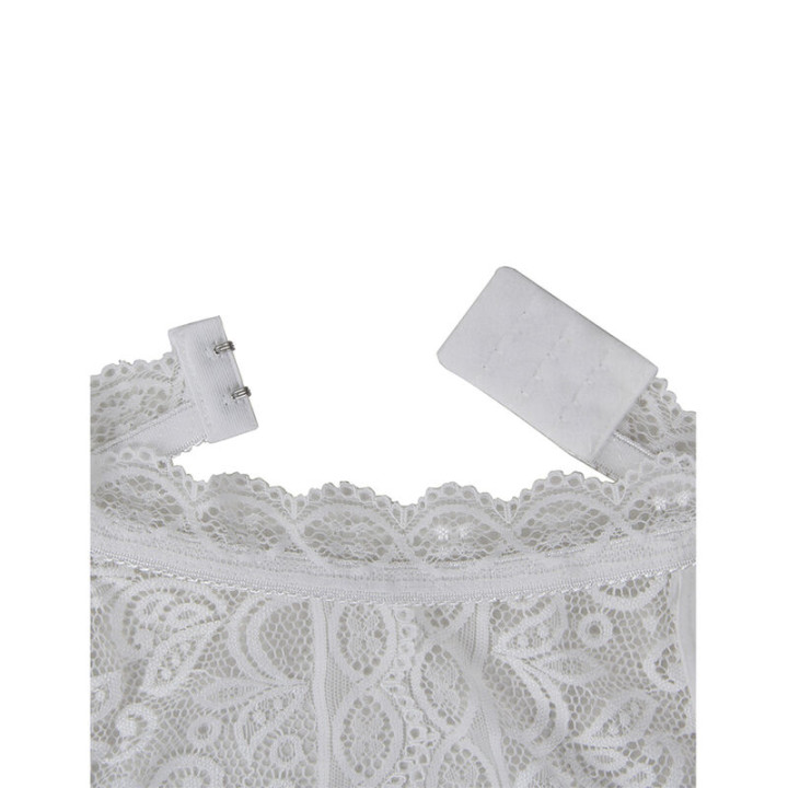Subblime - 953867 Spitzen-Bodysuit Weiss l/xl