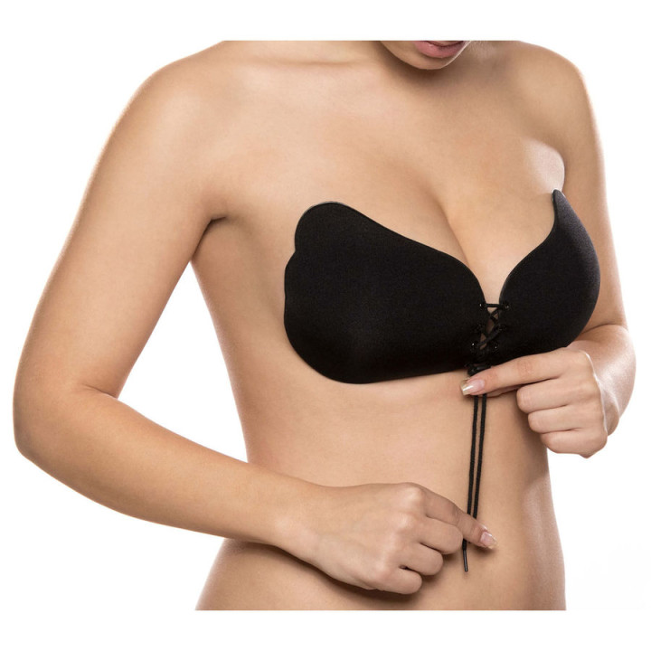 Bye-Bra - Lace-it Realzador Push-up Negro Copa a