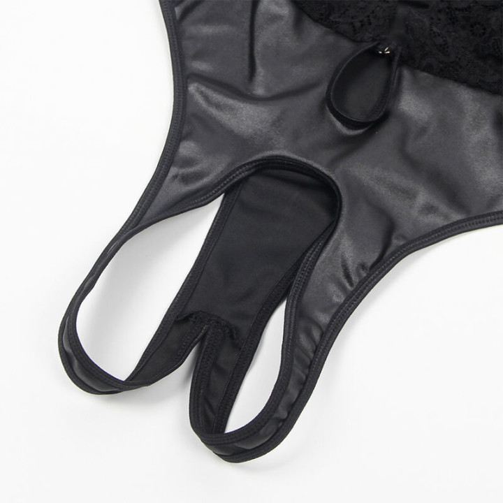 Subblime - 954383 Body Sexy Com Cinta-Liga Preto s/m