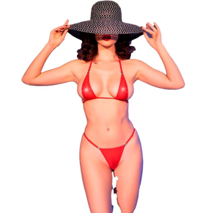 Chilirose - cr 4840 Micro Bikini Rosso s/m