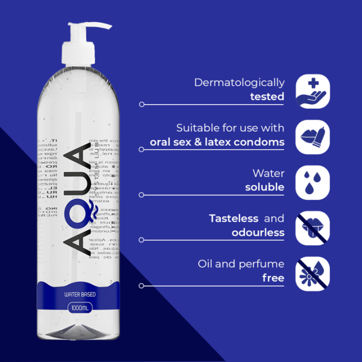 Aqua Quality - Lubrificante à Base de Água 1000 ml