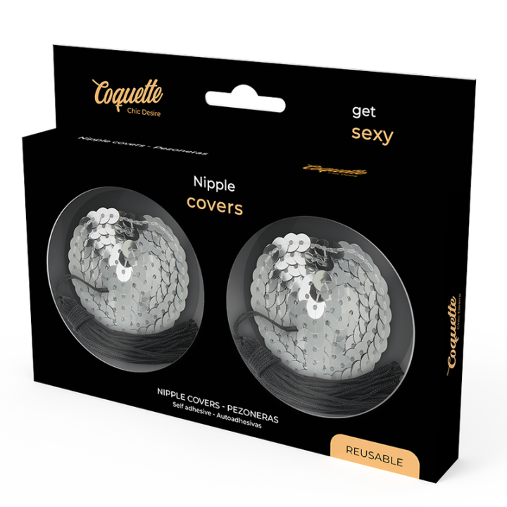 Coquette Chic Desire - Nipple Covers Silver