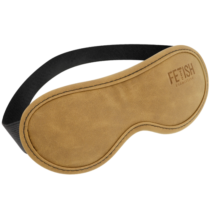 Fetish Submissive Origin - Mscara de Couro Vegano Com Forro de Neoprene