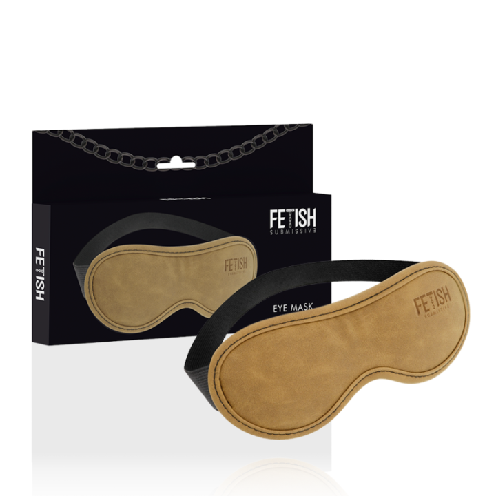Fetish Submissive Origin - Vegane Ledermaske Mit Neoprenfutter