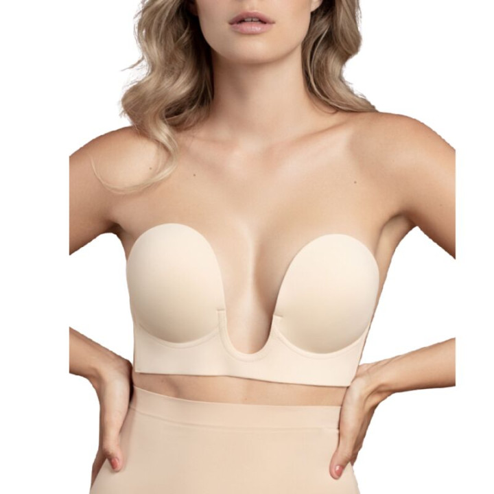 Bye-Bra - Soutien-Gorge Sans Poignées Beige Bonnet a