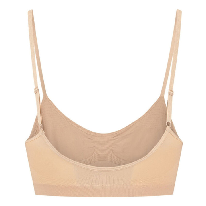 Bye-Bra - Medium Control Suti Sem Pontos Beige Tamanho Xxl