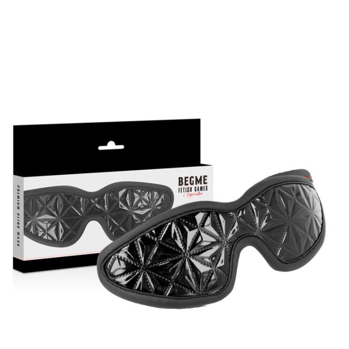 Begme - Black Edition Antifaz Elástico Con Forro de Neopreno