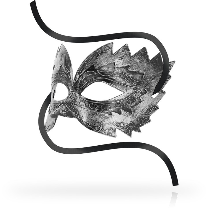 Ohmama - Antizaz-Masken Venezianischer Stil Silber