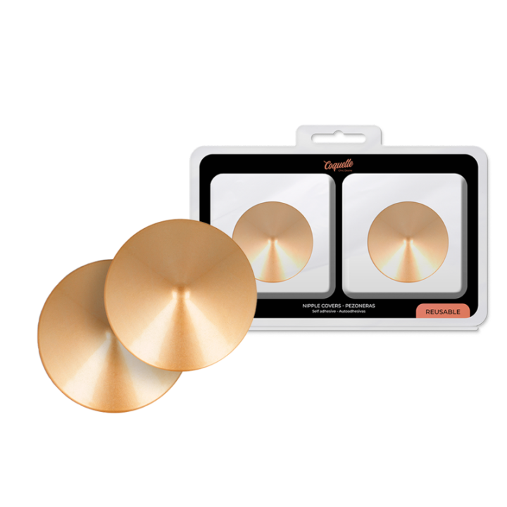 Coquette Chic Desire - Copri Capezzoli Cerchi Dorati